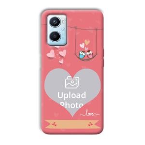 Love Birds Design Customized Printed Back Cover for Oppo A96