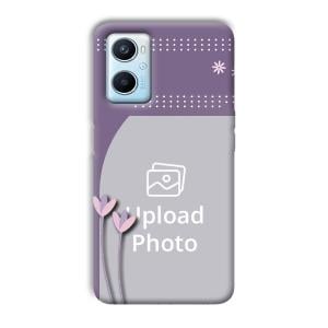 Lilac Pattern Customized Printed Back Cover for Oppo A96