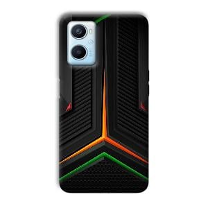 Black Design Phone Customized Printed Back Cover for Oppo A96