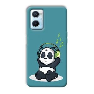 Panda  Phone Customized Printed Back Cover for Oppo A96
