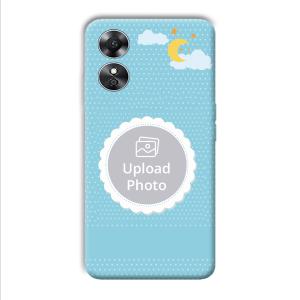 Circle Customized Printed Back Cover for Oppo A17