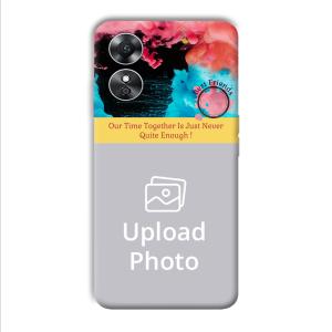Best Friend Quote Customized Printed Back Cover for Oppo A17
