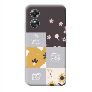 Collage Customized Printed Back Cover for Oppo A17