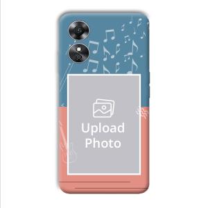 Music For The Soul Customized Printed Back Cover for Oppo A17