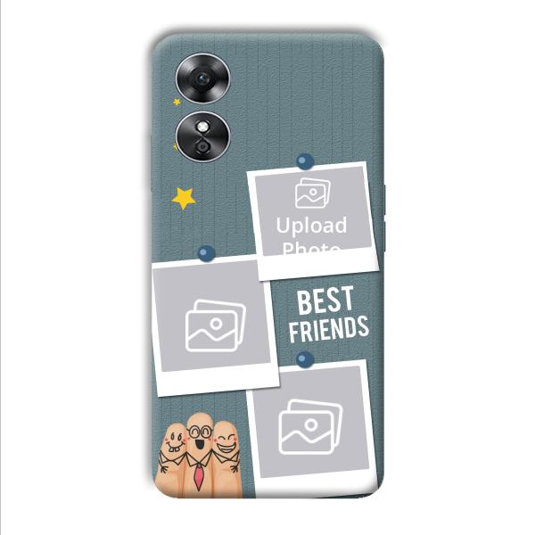 Best Friends Customized Printed Back Cover for Oppo A17