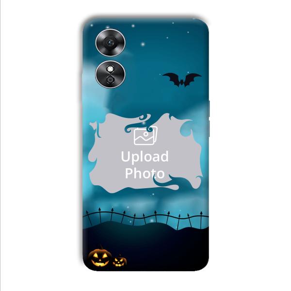 Halloween Customized Printed Back Cover for Oppo A17