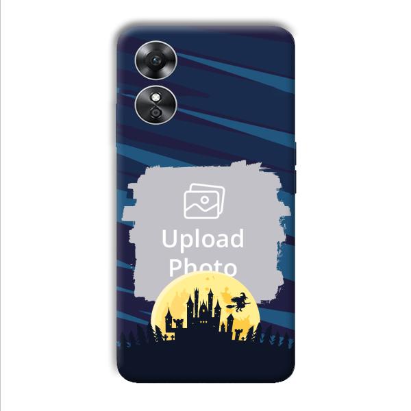 Hogwarts Customized Printed Back Cover for Oppo A17
