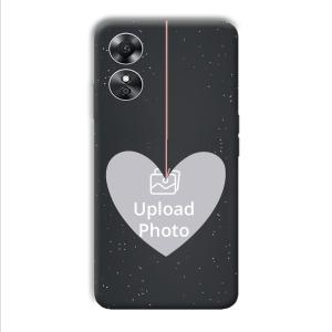 Hearts Customized Printed Back Cover for Oppo A17