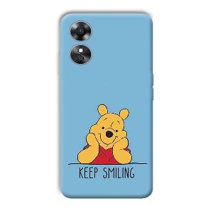 Winnie The Pooh Phone Customized Printed Back Cover for Oppo A17