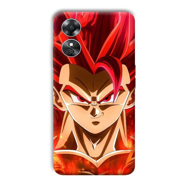 Goku Design Phone Customized Printed Back Cover for Oppo A17