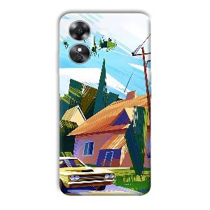 Car  Phone Customized Printed Back Cover for Oppo A17