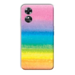 Colors Phone Customized Printed Back Cover for Oppo A17