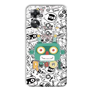 Animated Robot Phone Customized Printed Back Cover for Oppo A17