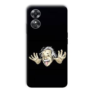 Einstein Phone Customized Printed Back Cover for Oppo A17
