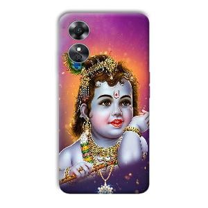 Krshna Phone Customized Printed Back Cover for Oppo A17