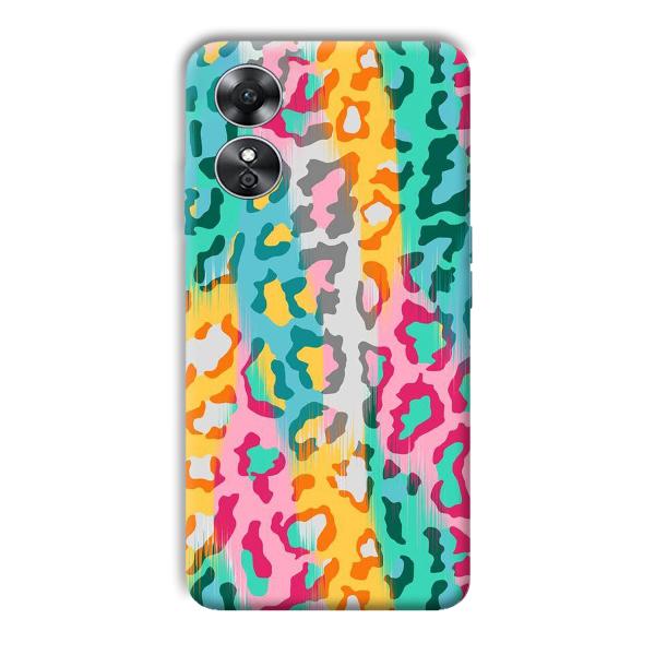Colors Phone Customized Printed Back Cover for Oppo A17