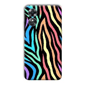 Aquatic Pattern Phone Customized Printed Back Cover for Oppo A17