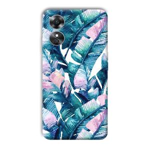 Banana Leaf Phone Customized Printed Back Cover for Oppo A17
