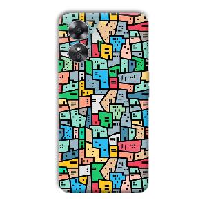 Small Homes Phone Customized Printed Back Cover for Oppo A17