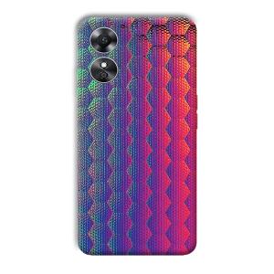 Vertical Design Customized Printed Back Cover for Oppo A17