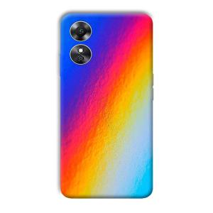 Rainbow Phone Customized Printed Back Cover for Oppo A17