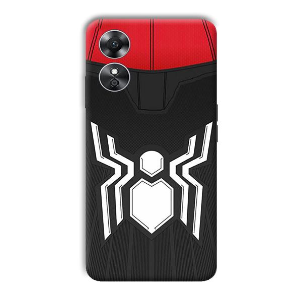 Spider Phone Customized Printed Back Cover for Oppo A17