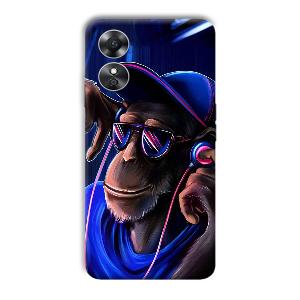 Cool Chimp Phone Customized Printed Back Cover for Oppo A17