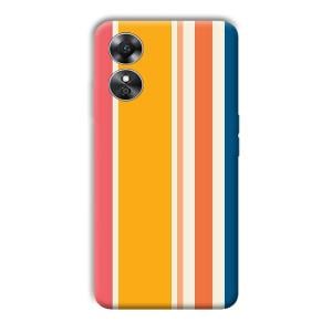 Colorful Pattern Phone Customized Printed Back Cover for Oppo A17