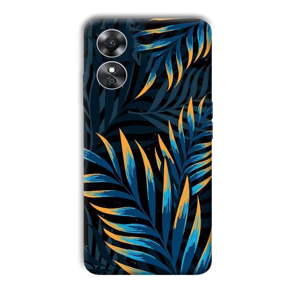 Mountain Leaves Phone Customized Printed Back Cover for Oppo A17