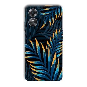 Mountain Leaves Phone Customized Printed Back Cover for Oppo A17