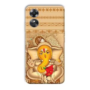 Ganesha Phone Customized Printed Back Cover for Oppo A17