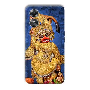 Hanuman Phone Customized Printed Back Cover for Oppo A17