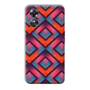 Colorful Boxes Phone Customized Printed Back Cover for Oppo A17