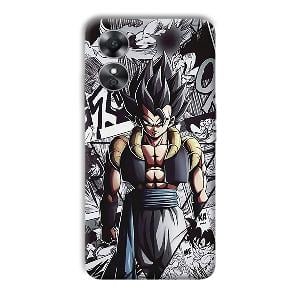 Goku Phone Customized Printed Back Cover for Oppo A17