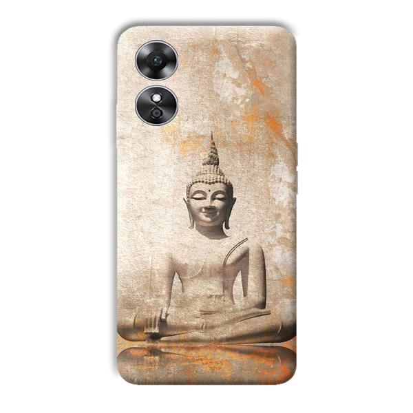 Buddha Statute Phone Customized Printed Back Cover for Oppo A17
