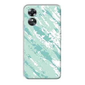 Sky Blue Design Phone Customized Printed Back Cover for Oppo A17