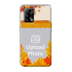 Maple Leaves Customized Printed Back Cover for Oppo F19