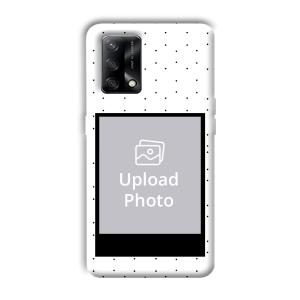 White Background  Customized Printed Back Cover for Oppo F19