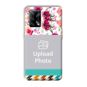 Water Color Painting Customized Printed Back Cover for Oppo F19