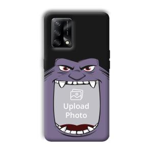 Purple Monster Customized Printed Back Cover for Oppo F19
