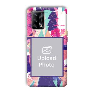 Palm Leaves Customized Printed Back Cover for Oppo F19