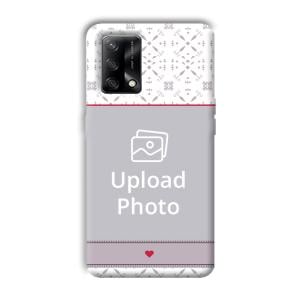 Fabric Print Customized Printed Back Cover for Oppo F19
