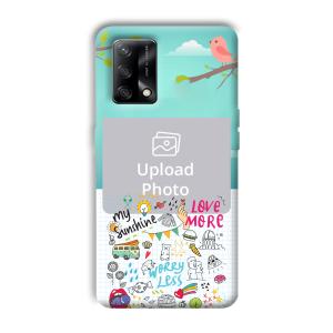 Holiday  Customized Printed Back Cover for Oppo F19