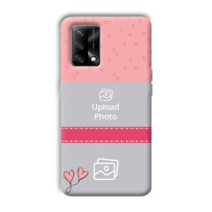 Pinkish Design Customized Printed Back Cover for Oppo F19