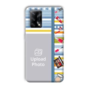 Makeup Theme Customized Printed Back Cover for Oppo F19