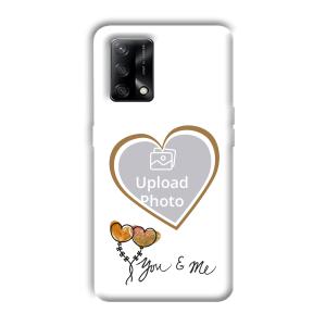 You & Me Customized Printed Back Cover for Oppo F19
