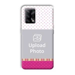 Baby Pink Design Customized Printed Back Cover for Oppo F19