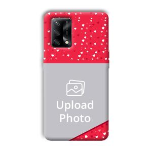 Dark Pink Customized Printed Back Cover for Oppo F19