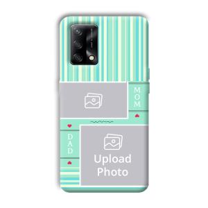 Mom Dad Customized Printed Back Cover for Oppo F19