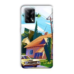 Car  Phone Customized Printed Back Cover for Oppo F19